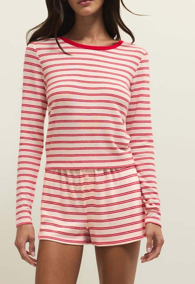 Z Supply - Night In Stripes Long Sleeve Top Multi