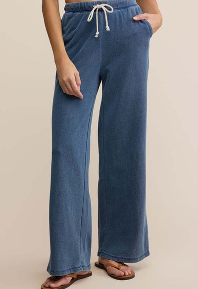 Z Supply - Hunter Knit Denim Pant Vintage Indigio