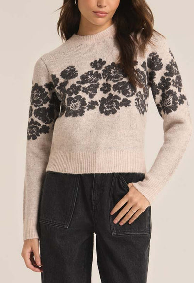 Z Supply - Flora Sweater Light Oatmeal Heather