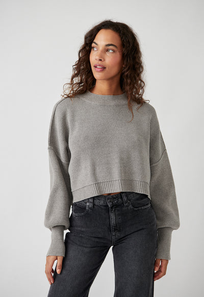 Free People - Easy Street Pullover Heather Grey