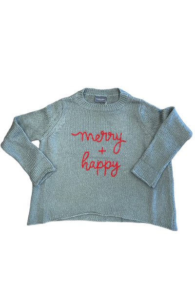 Wooden Ships - Merry & Happy Crew Cement Red