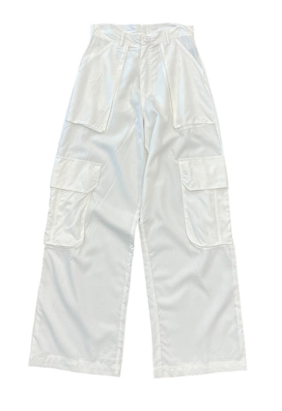 The Nu Vintage - Cargo Pants White