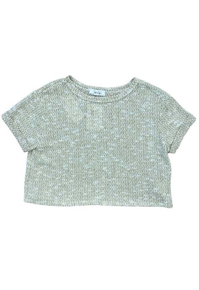 Sadie & Sage - Billie Short Sleeve Knit Top Olive