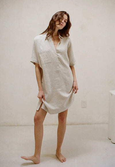 The Evelia Dress - Linen