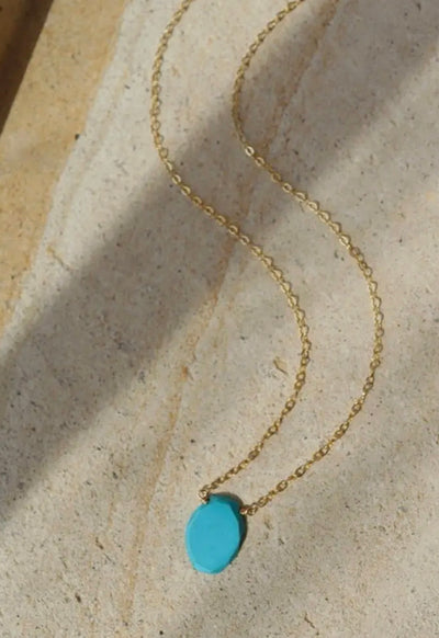 Pacifica Necklace 16" - 14K Gold Plated