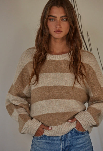 Brienne Pullover - Natural Taupe