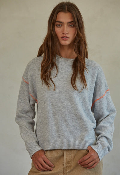 Could Be Us Pullover - Light Heather
