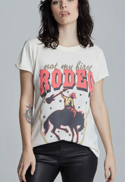Recycled Karma - Not My First Rodeo Tee Pearl