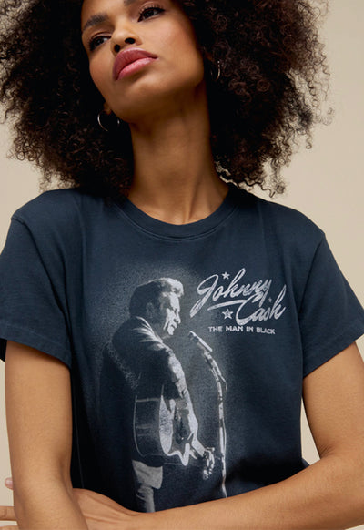 Daydreamer - Johnny Cash Man In Black Vintage Black