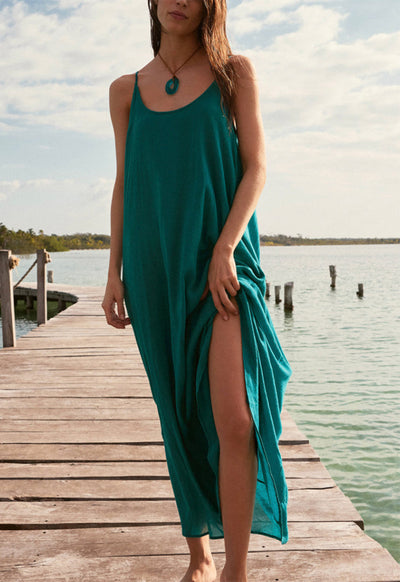 Z Supply - Reed Maxi Dress Pacific Teal