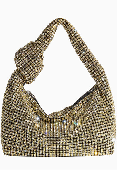 Melie Bianco - Reena Small Top Handle Bag Gold