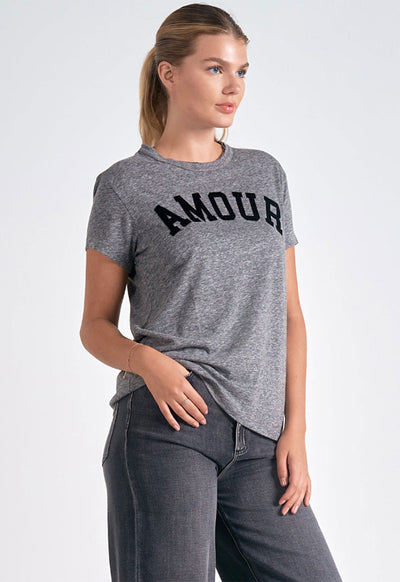 Elan - Amour Graphic Tee Grey