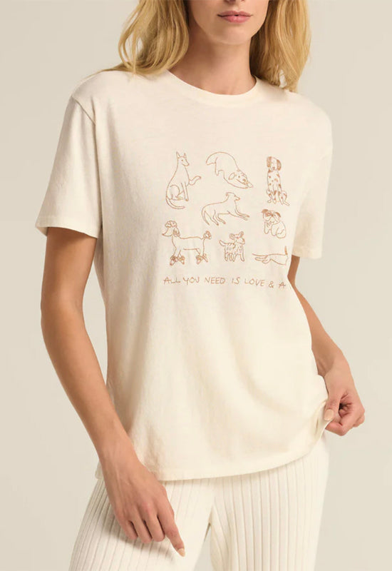 Z Supply - Love and Dog Pacific Tee Sea Salt – Kixters.com