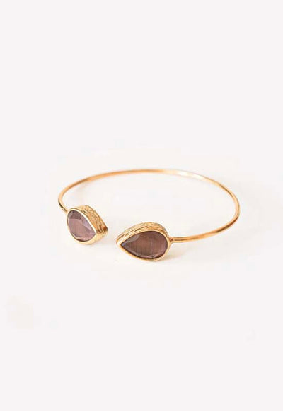 Debbie Katz - Nika Brass Bracelet 18k Gold Plated