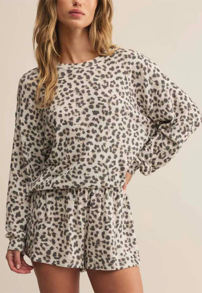 Z Supply - Luxe Leo Long Sleeve Top Champagne