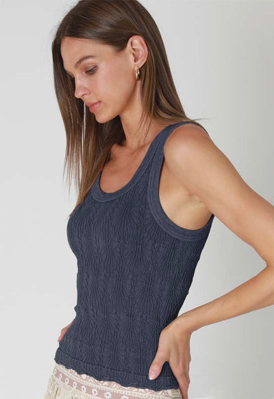 NIKIBIKI - Reversible Lace Top Vintage Denim