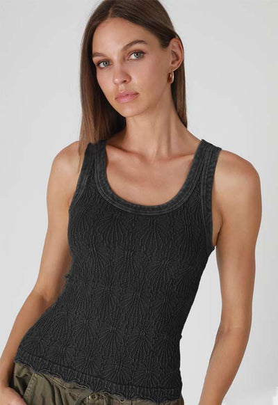 NIKIBIKI - Reversible Lace Top Vintage Black