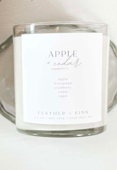 Feather & Finn - Apple + Cedar Candle