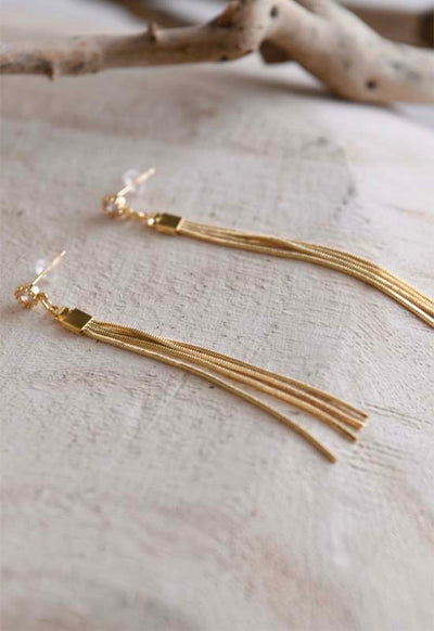 Tassel Earrings - Gold