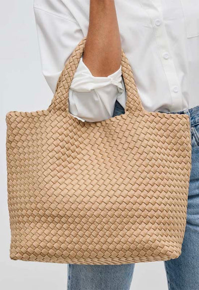 Sol & Selene - Skys the Limit Medium Tote Bag Nude