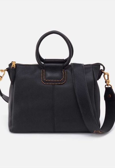 Hobo - Sheila Medium Pebbled Black Leather with Studs