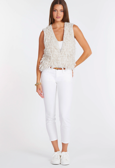 Bishop & Young - Miranda Fringe Sweater Vest Ivory