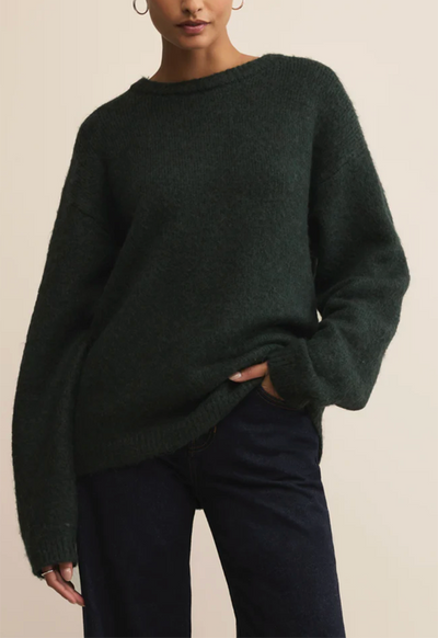 Z Supply - Snowed In Sweater Garland Green