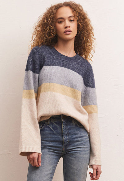 Z Supply - Sawyer Pullover Sweater Stone Blue