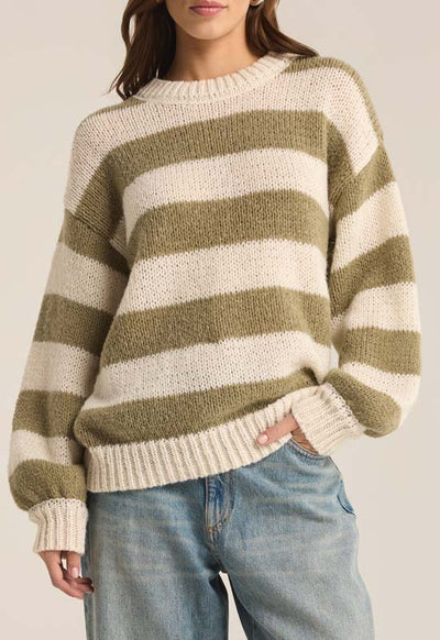 Z Supply - Anders Stripe Sweater Willow