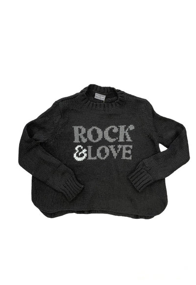 Wooden Ships - Rock & Love Crew Sweater Black