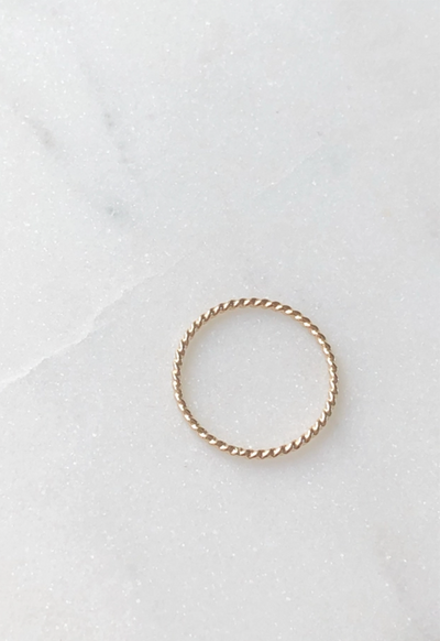 Spiral Ring - 14K Gold Filled