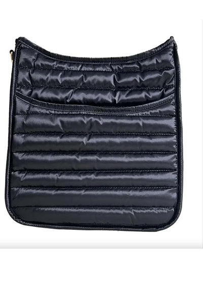 Ahdorned - Everly Quilted Messenger Black